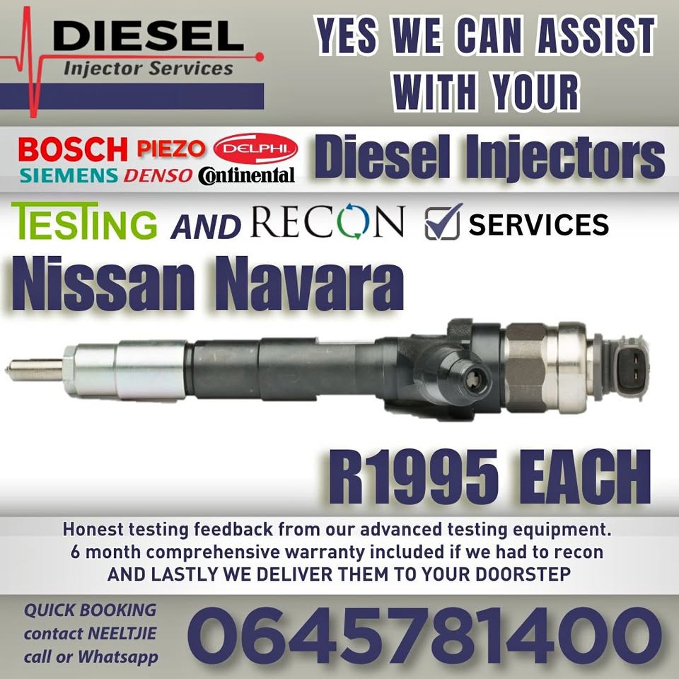 Nissan Navara diesel injectors for sale - Private Seller Nissan Navara diesel injectors for sale - Private Seller