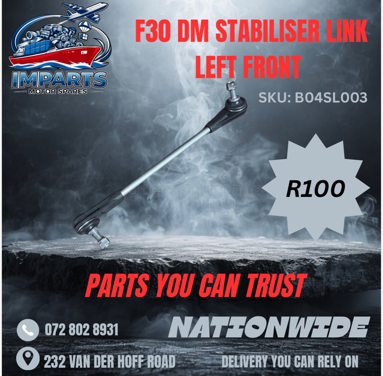 BMW F30 Stabiliser Link Left Front – NEW - Private Seller BMW F30 Stabiliser Link Left Front – NEW - Private Seller