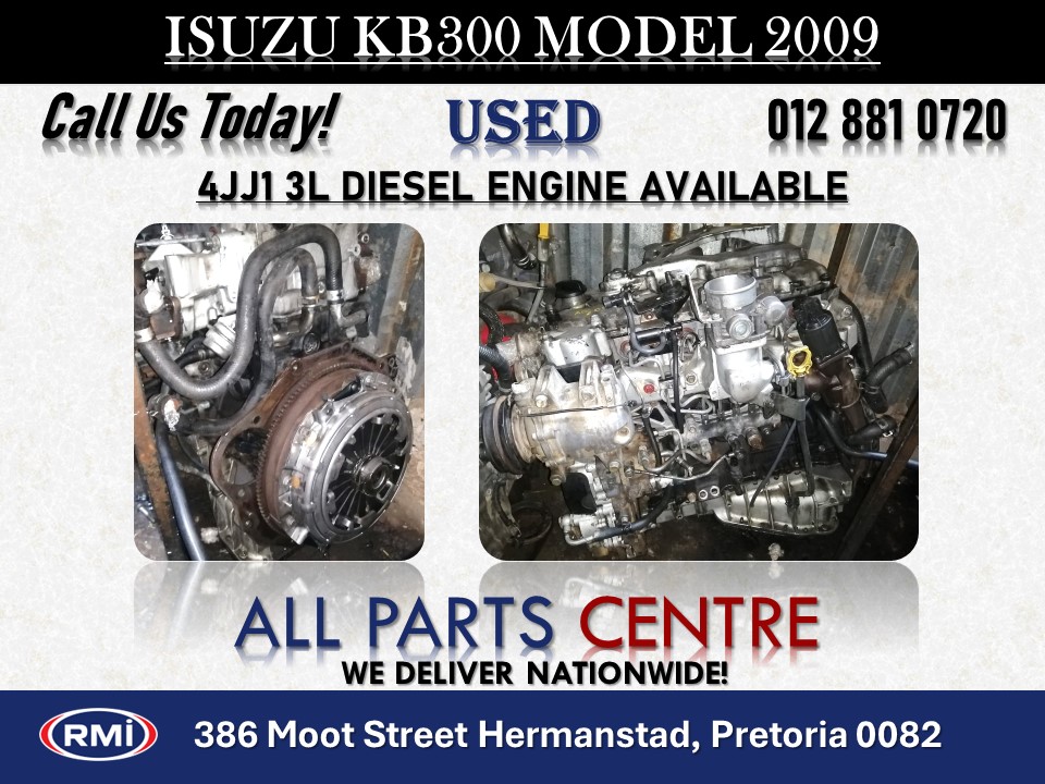 Isuzu Kb300 Model 2009 4JJ1 3L Diesel Engine for Sale Isuzu Kb300 Model 2009 4JJ1 3L Diesel Engine for Sale