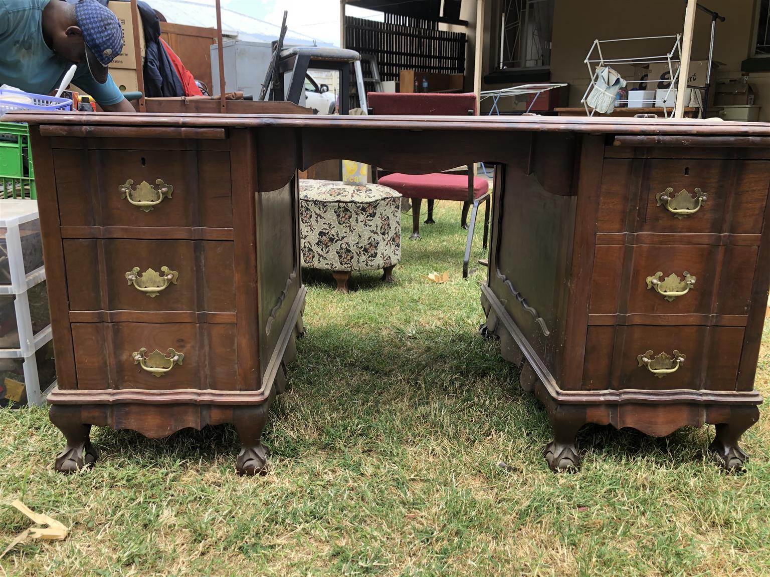 Ball and Claw Embuia desk