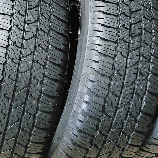 Fairly used tyre