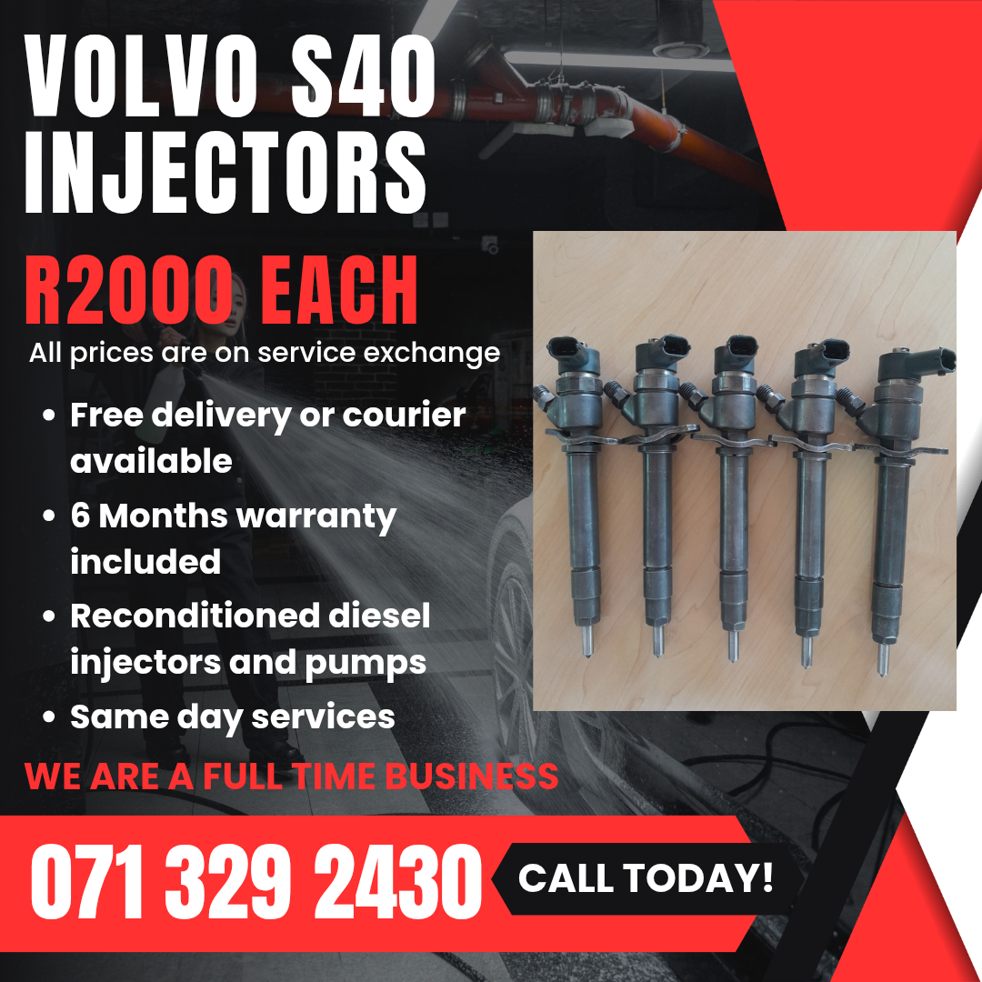 VOLVO S40 INJECTORS FOR SALE WITH WARRANTY INCLUDED - Private Seller VOLVO S40 INJECTORS FOR SALE WITH WARRANTY INCLUDED - Private Seller