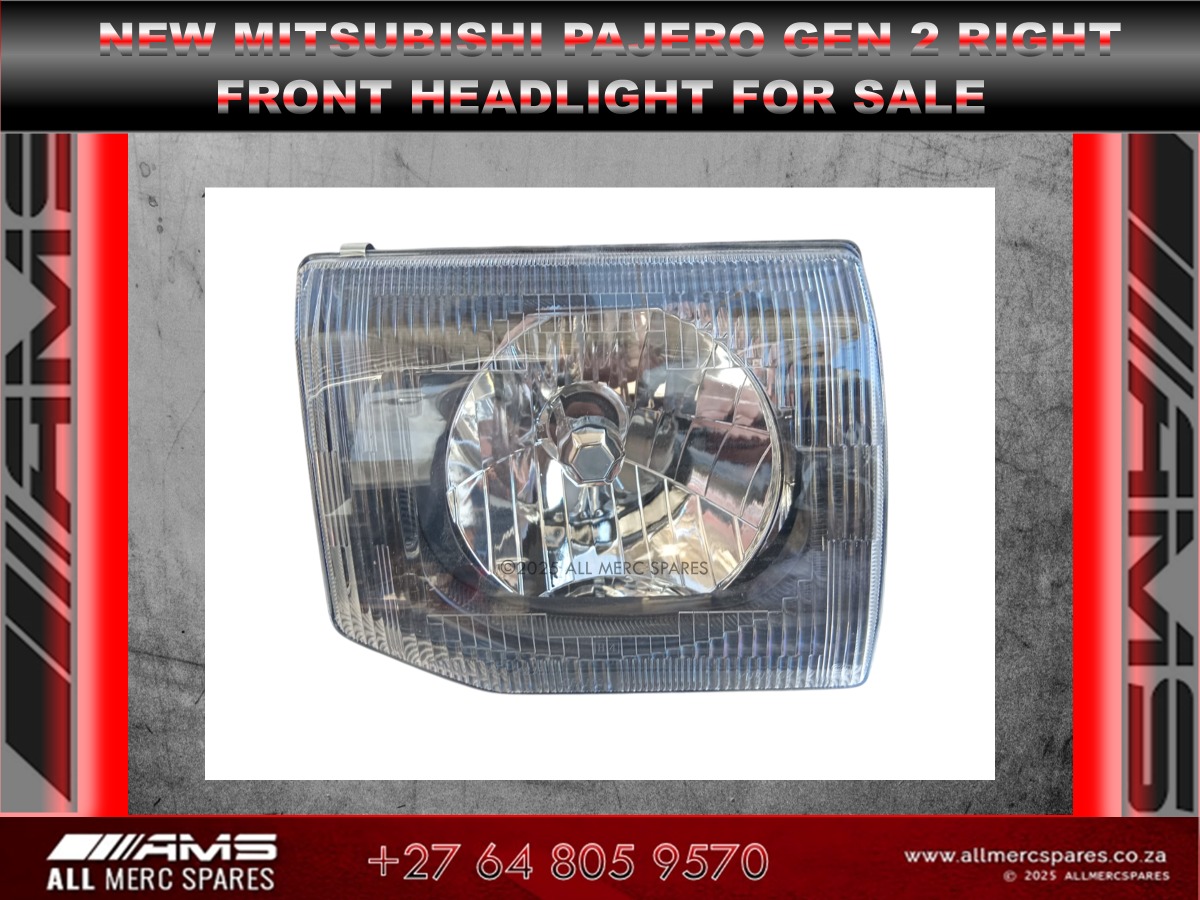 New Mitsubishi Pajero Gen 2 Right Front Headlight – Available Now! - Private Seller New Mitsubishi Pajero Gen 2 Right Front Headlight – Available Now! - Private Seller