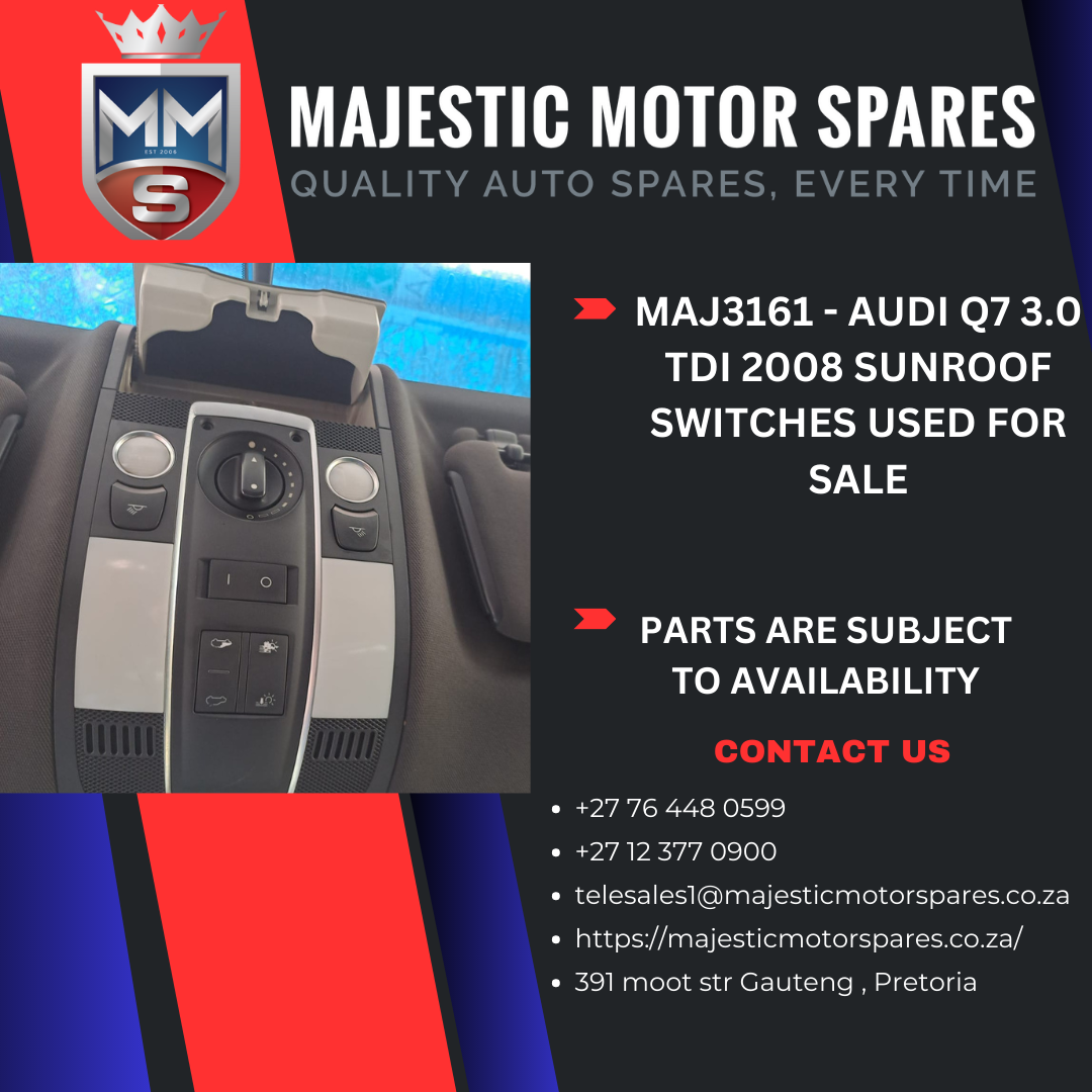 Audi Q7 3.0 TDI 2008 Sunroof switch used for sale - Private Seller