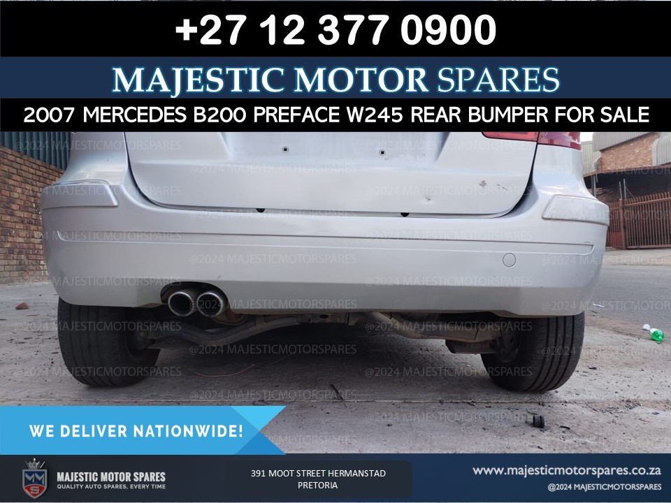 2007 Mercedes Benz B200 W245 Rear Bumper for Sale - Private Seller 2007 Mercedes Benz B200 W245 Rear Bumper for Sale - Private Seller