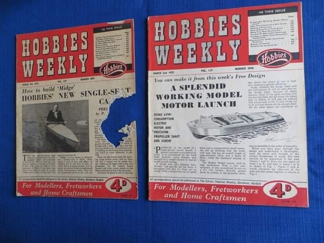 Vintage "Hobbies Weekly" books