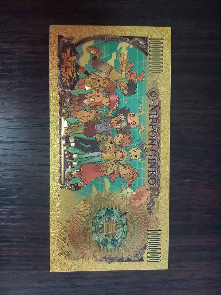 Digimon Gold Anime Yen Card