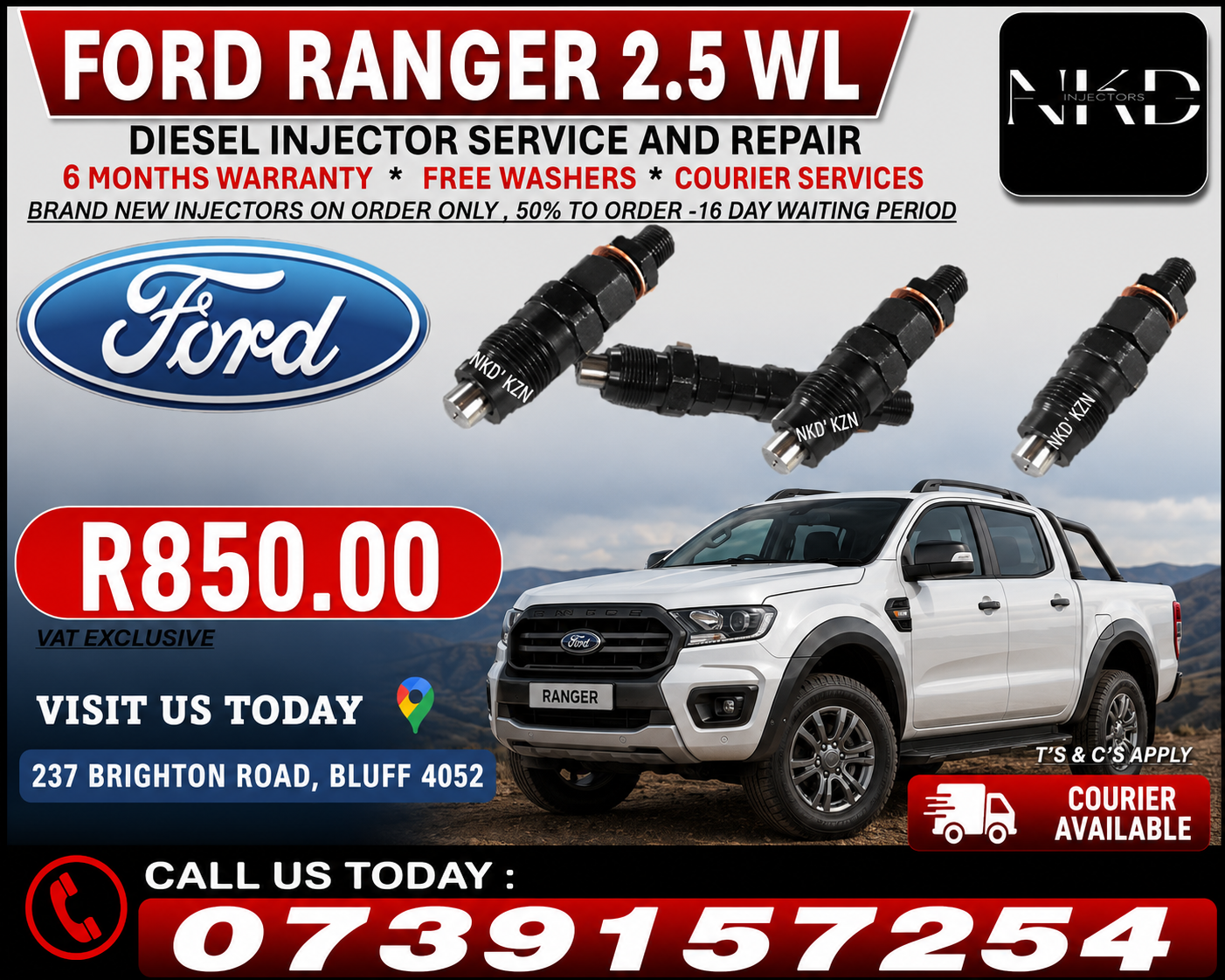 Ford_Ranger_2.5WL_Diesel_Injectors_On_Recondition - Private Seller Ford_Ranger_2.5WL_Diesel_Injectors_On_Recondition - Private Seller