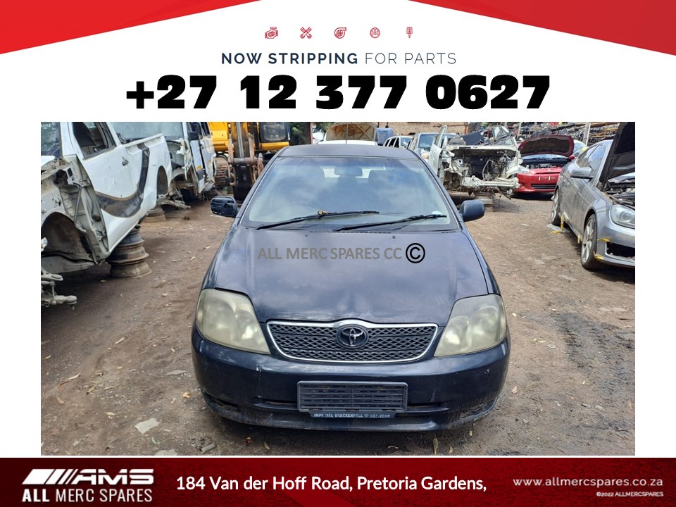 Toyota Corolla GLE 1.4I 2004 Petrol Manual Black stripping for used spares - Private Seller