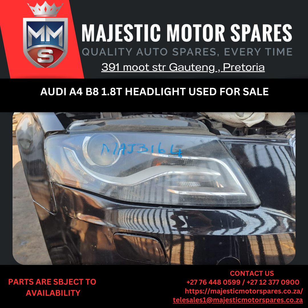 Audi A4 1.8T B8 Headlight for sale used - Private Seller Audi A4 1.8T B8 Headlight for sale used - Private Seller