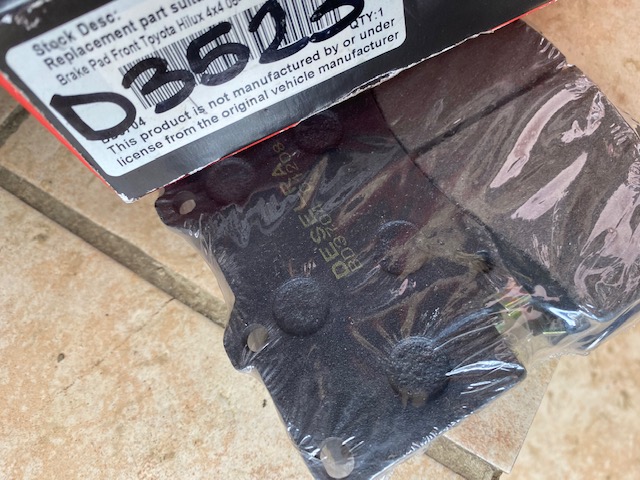 Toyota Hilux 4x4 2006 on ward Brake Pads D3523 ATE526. BRAND NEW R250 JH - Private Seller Toyota Hilux 4x4 2006 on ward Brake Pads D3523 ATE526. BRAND NEW R250 JH - Private Seller