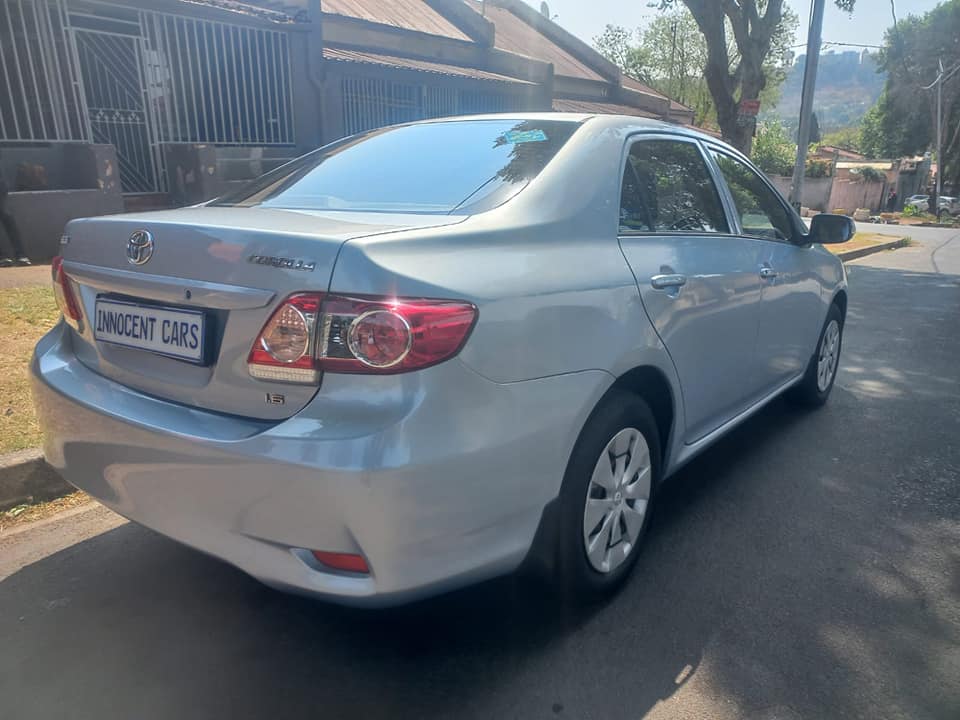 2011 TOYOTA COROLLA PROFESSIONAL 1.6 PETROL, MANUAL, SKY BLUE COLOR