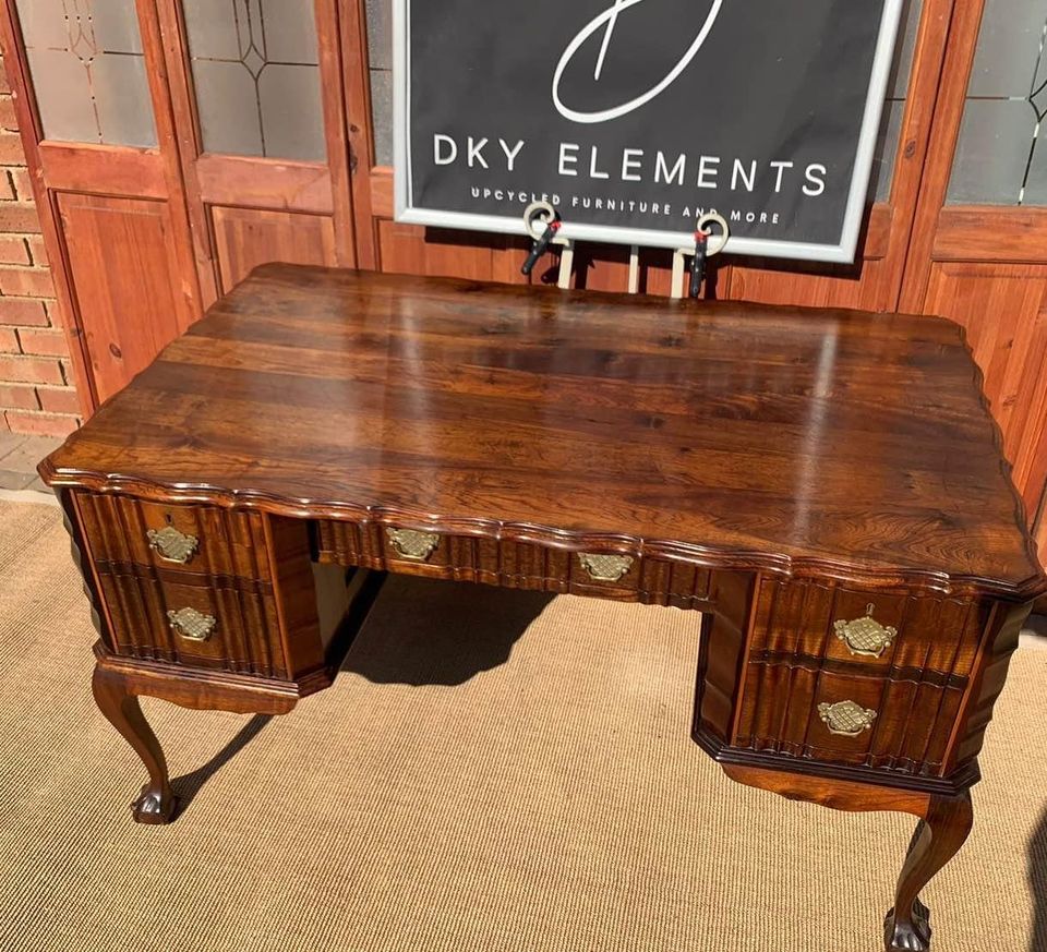 Antique Ball and Claw Desk / Office Table