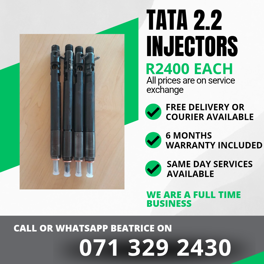 TATA 2.2 INJECTORS FOR SALE WITH WARRANTY - Private Seller TATA 2.2 INJECTORS FOR SALE WITH WARRANTY - Private Seller