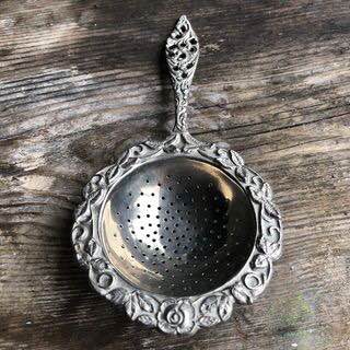 Vintage Silver Plated Tea Strainer