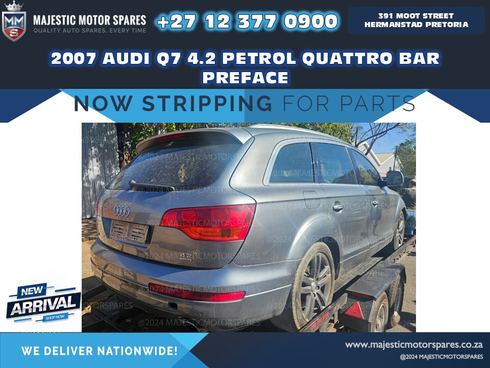 Audi Q7 4.2 petrol stripping for spares parts for sale preface 2007 - Private Seller Audi Q7 4.2 petrol stripping for spares parts for sale preface 2007 - Private Seller