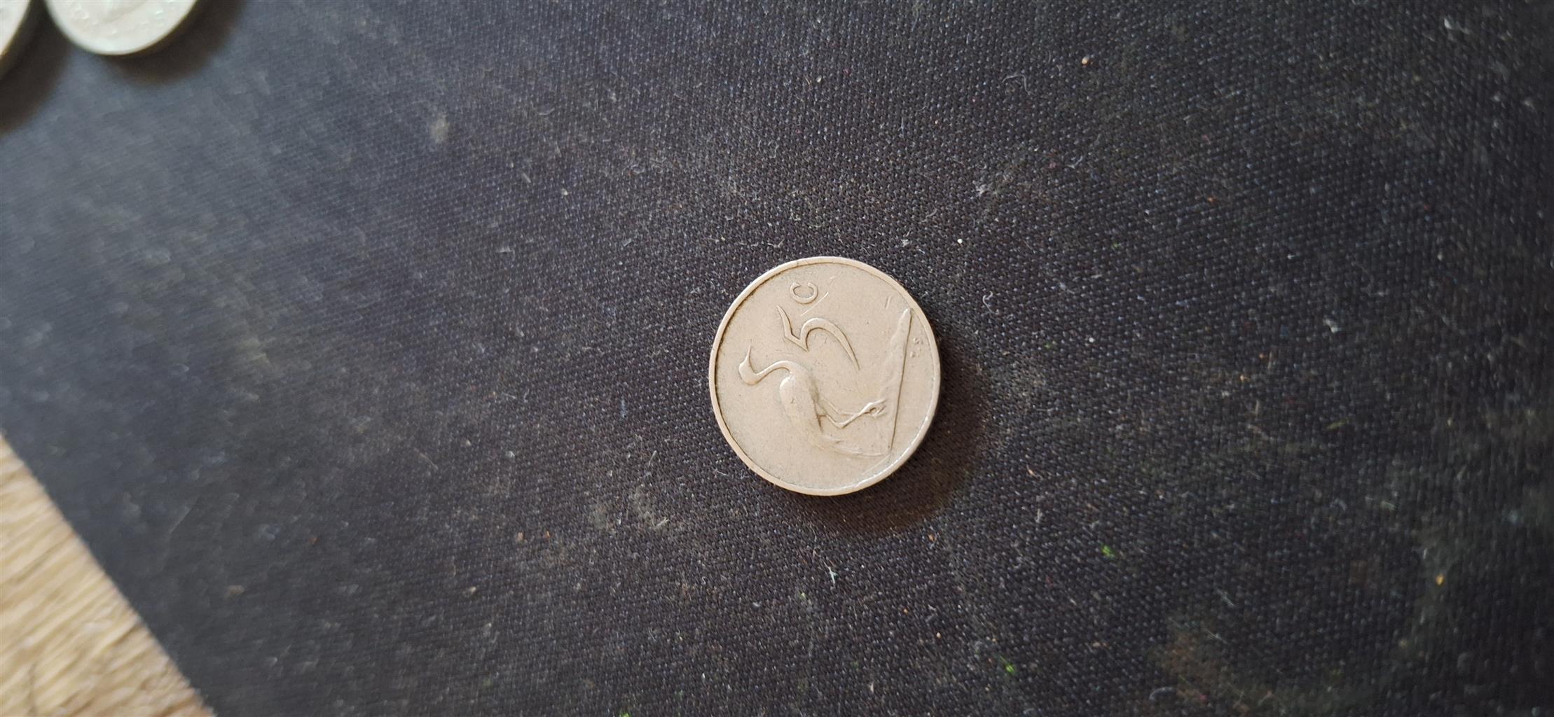 Old South African 5c and 10c coins for sale