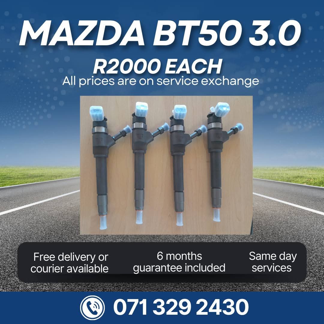MAZDA BT50 3.0 DIESEL INJECTORS FOR SALE WITH WARRANTY - Private Seller MAZDA BT50 3.0 DIESEL INJECTORS FOR SALE WITH WARRANTY - Private Seller