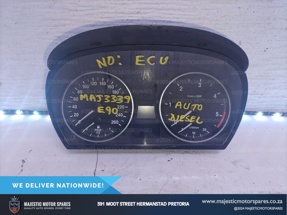BMW 320d E90 auto cluster for sale