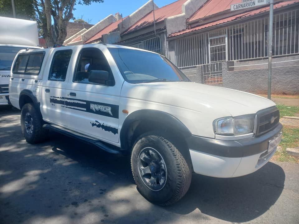 2007 FORD RANGER DOUBLE CAB.5 DIESEL, MANUAL 4X4, WHITE COLOR, MILEAGE 120000KMS