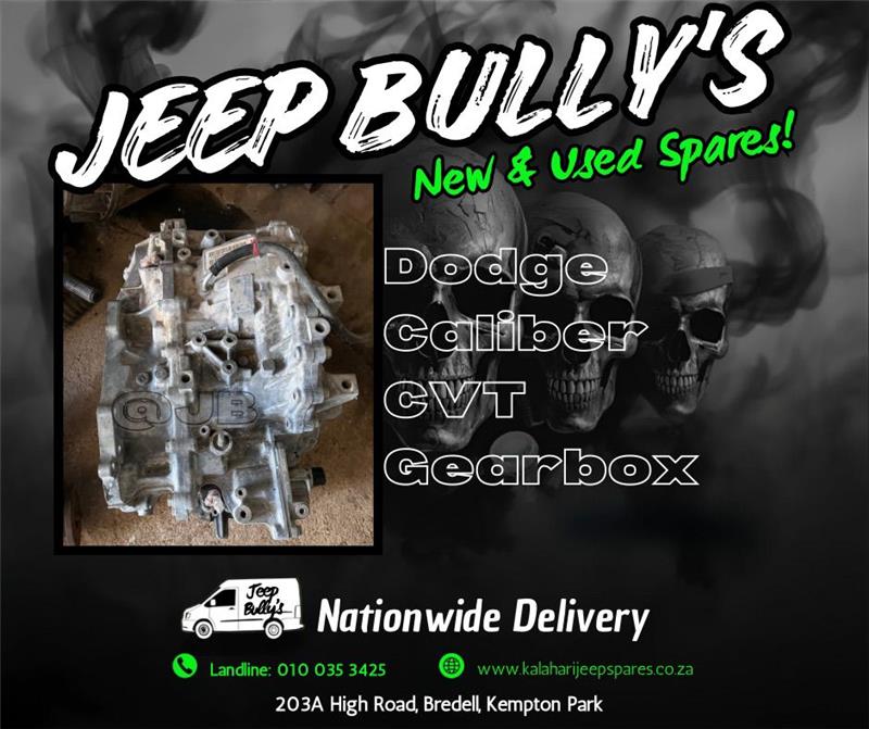 CVT Gearbox Fitted For Dodge Caliber At Jeep Bully's - Private Seller CVT Gearbox Fitted For Dodge Caliber At Jeep Bully's - Private Seller
