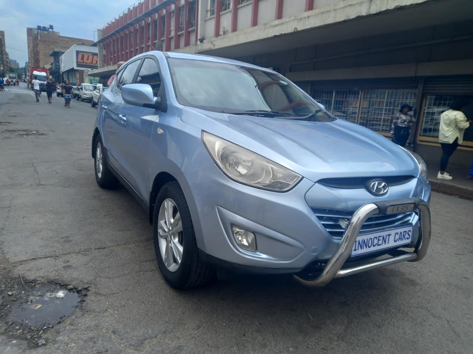 2013 HYUNDAI ix35 2.0 PETROL, MANUAL TRANSMISSION, MILEAGE LIGHT BLUE COLOUR
