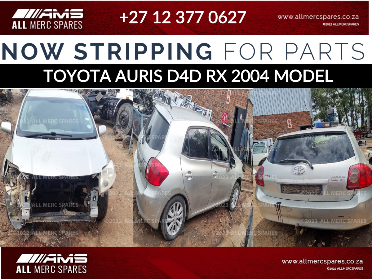 Used Toyota Auris d4d stripping for spares – 2004 model - Private Seller Used Toyota Auris d4d stripping for spares – 2004 model - Private Seller