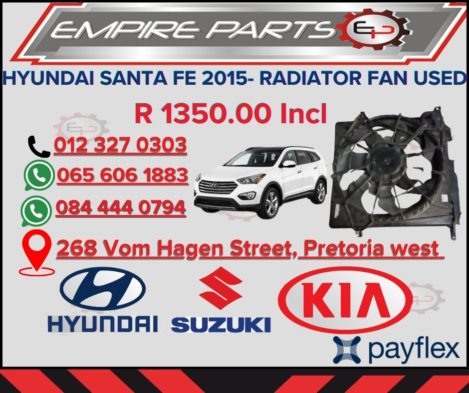 HYUNDAI SANTA FE 2015- D4HB RADIATOR FAN - Private Seller HYUNDAI SANTA FE 2015- D4HB RADIATOR FAN - Private Seller