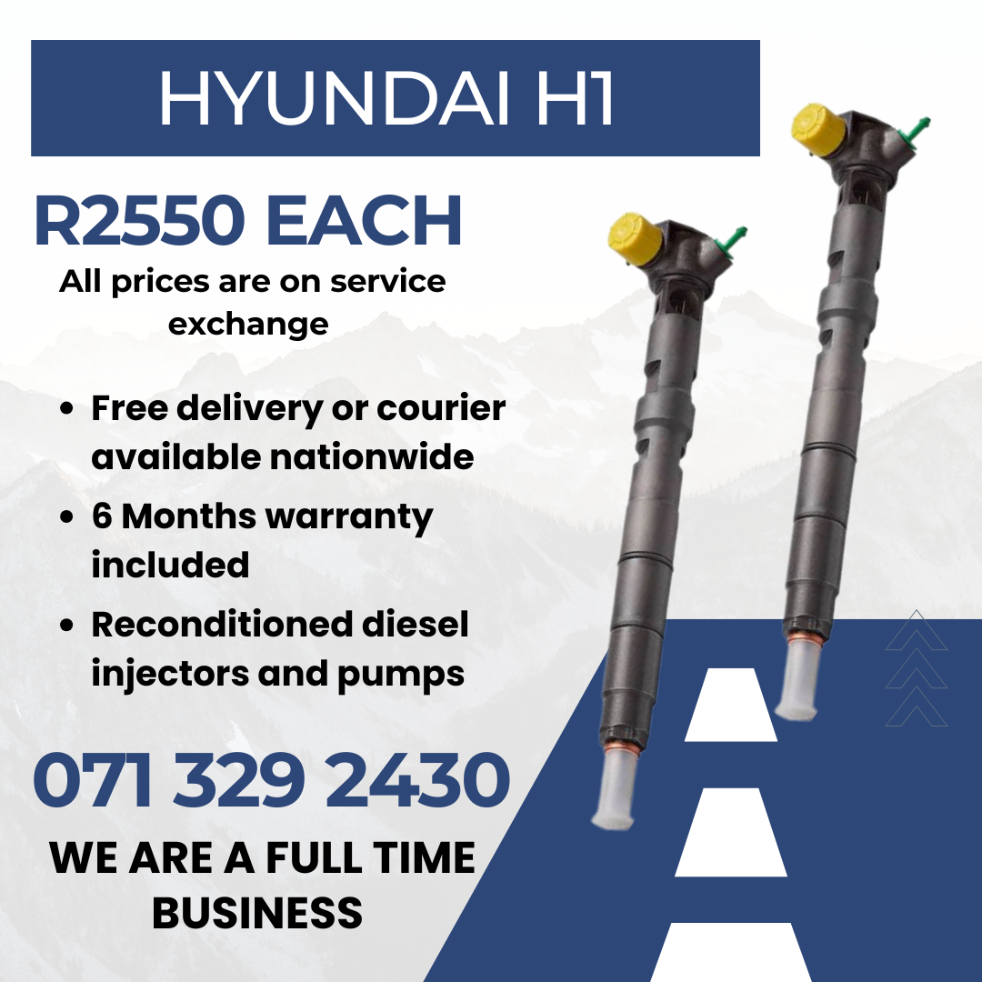 HYUNDAI H1 INJECTORS FOR SALE WITH WARRANTY INCLUDED - Private Seller HYUNDAI H1 INJECTORS FOR SALE WITH WARRANTY INCLUDED - Private Seller