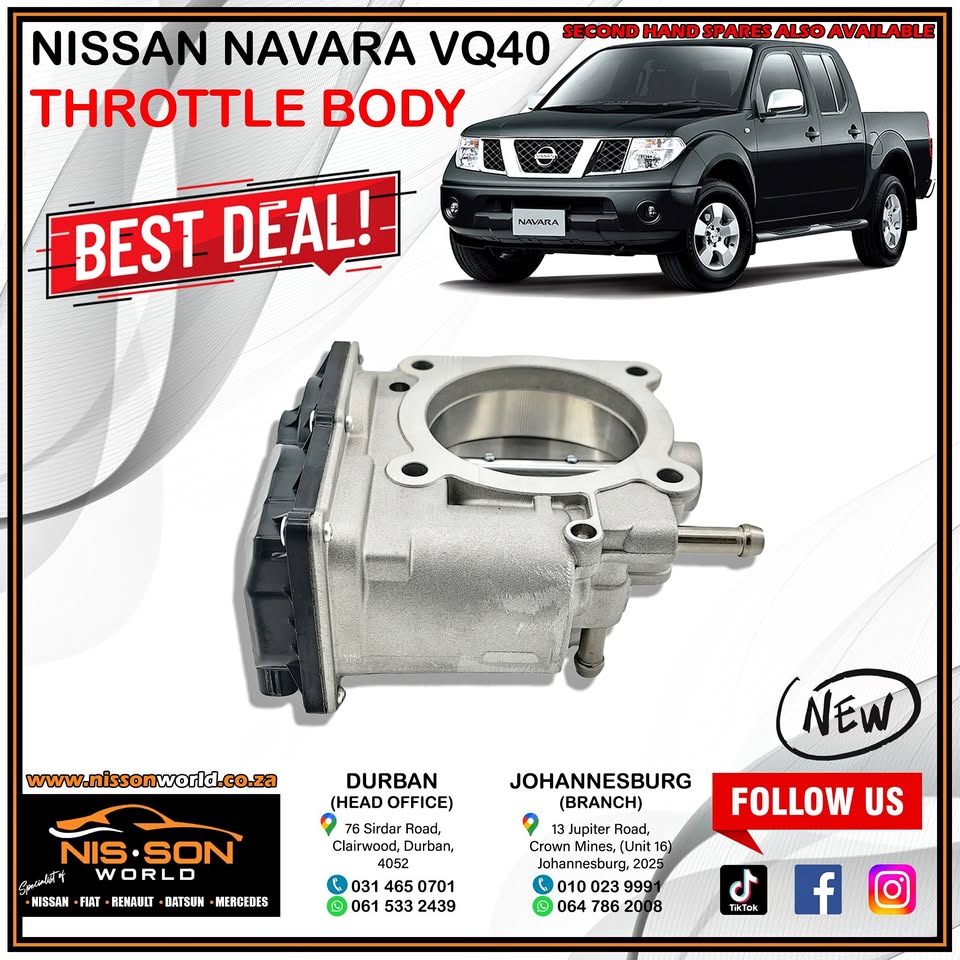 NISSAN NAVARA VQ40 THROTTLE BODY