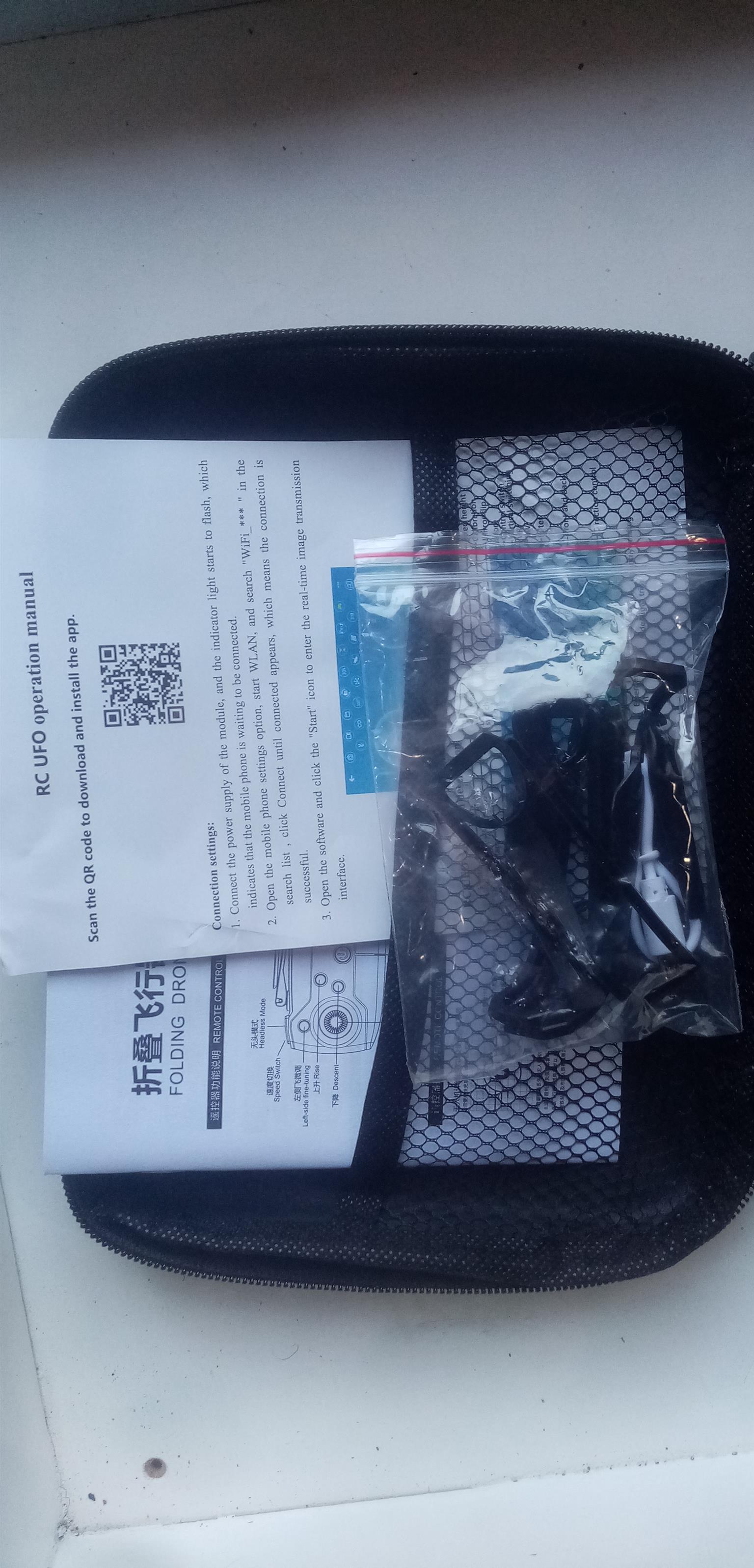 E99 - Foldable Dual Lens Drone With Precision Flight Control - Black