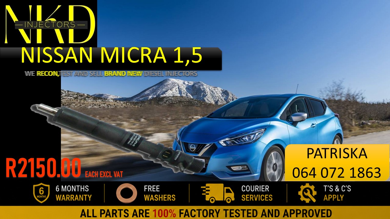 NISSAN MICRA 1.5V-DIESEL INJECTORS DEAL ON RECON - Private Seller NISSAN MICRA 1.5V-DIESEL INJECTORS DEAL ON RECON - Private Seller