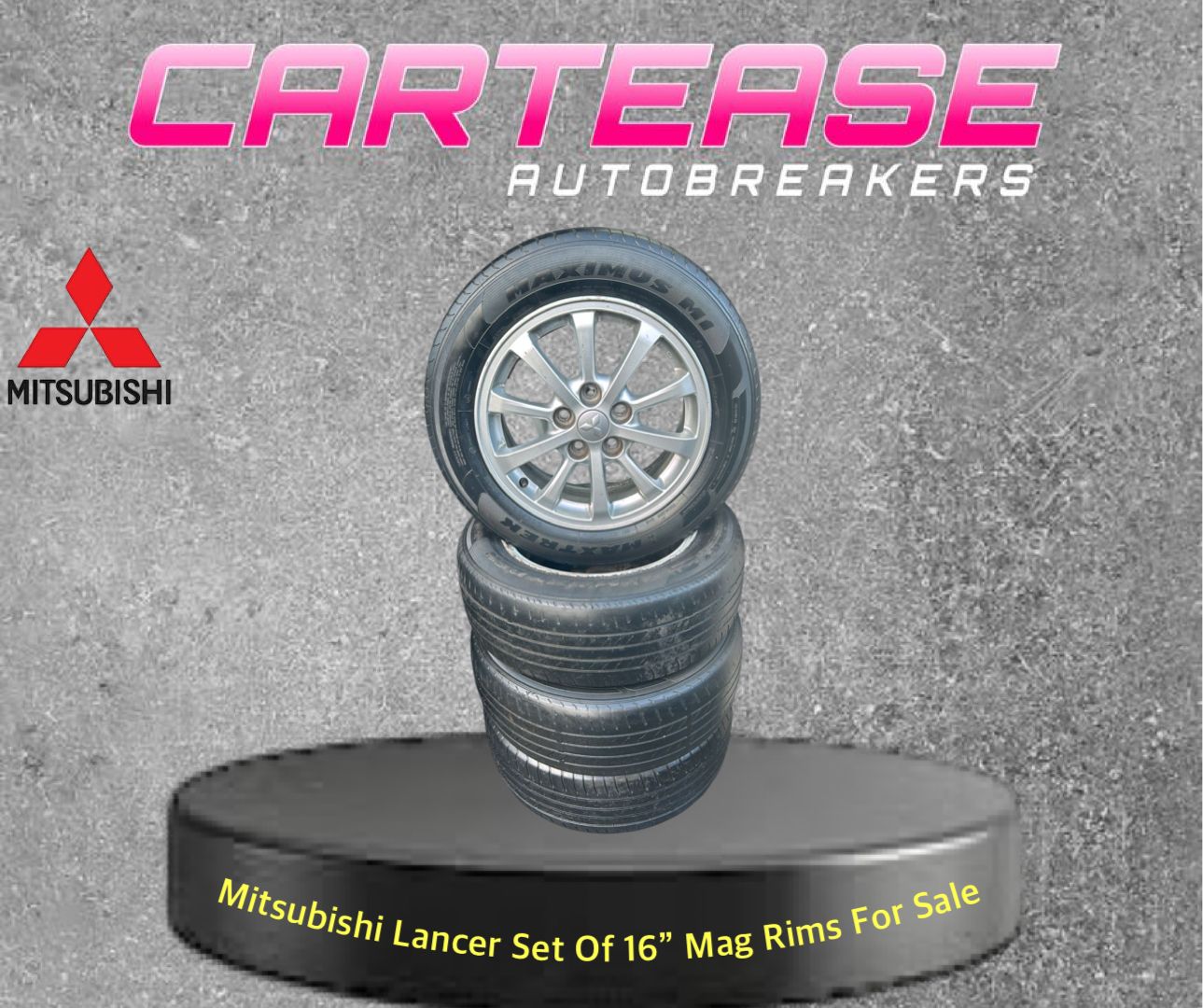 Mitsubishi Lancer Set of 16” Mag Rims For Sale - Private Seller