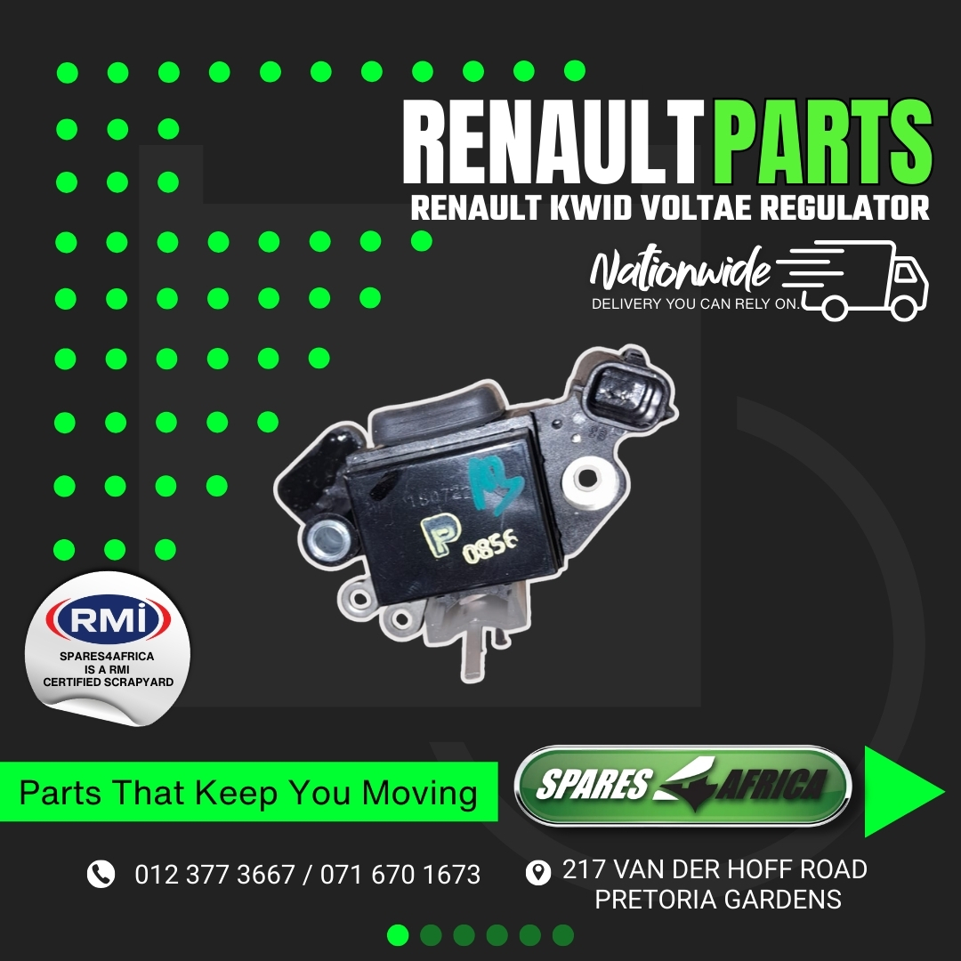 RENAULT KWID VOLTAGE REGULATOR FOR SALE - Private Seller RENAULT KWID VOLTAGE REGULATOR FOR SALE - Private Seller