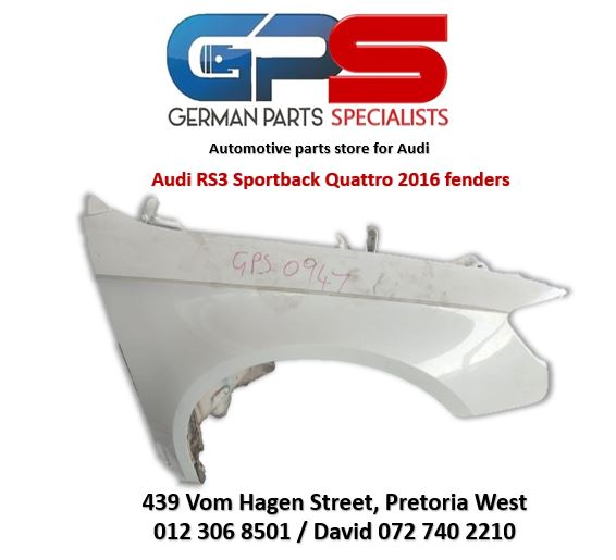 Audi RS3 Sportback Quattro 2016 used fenders for sale - Private Seller Audi RS3 Sportback Quattro 2016 used fenders for sale - Private Seller