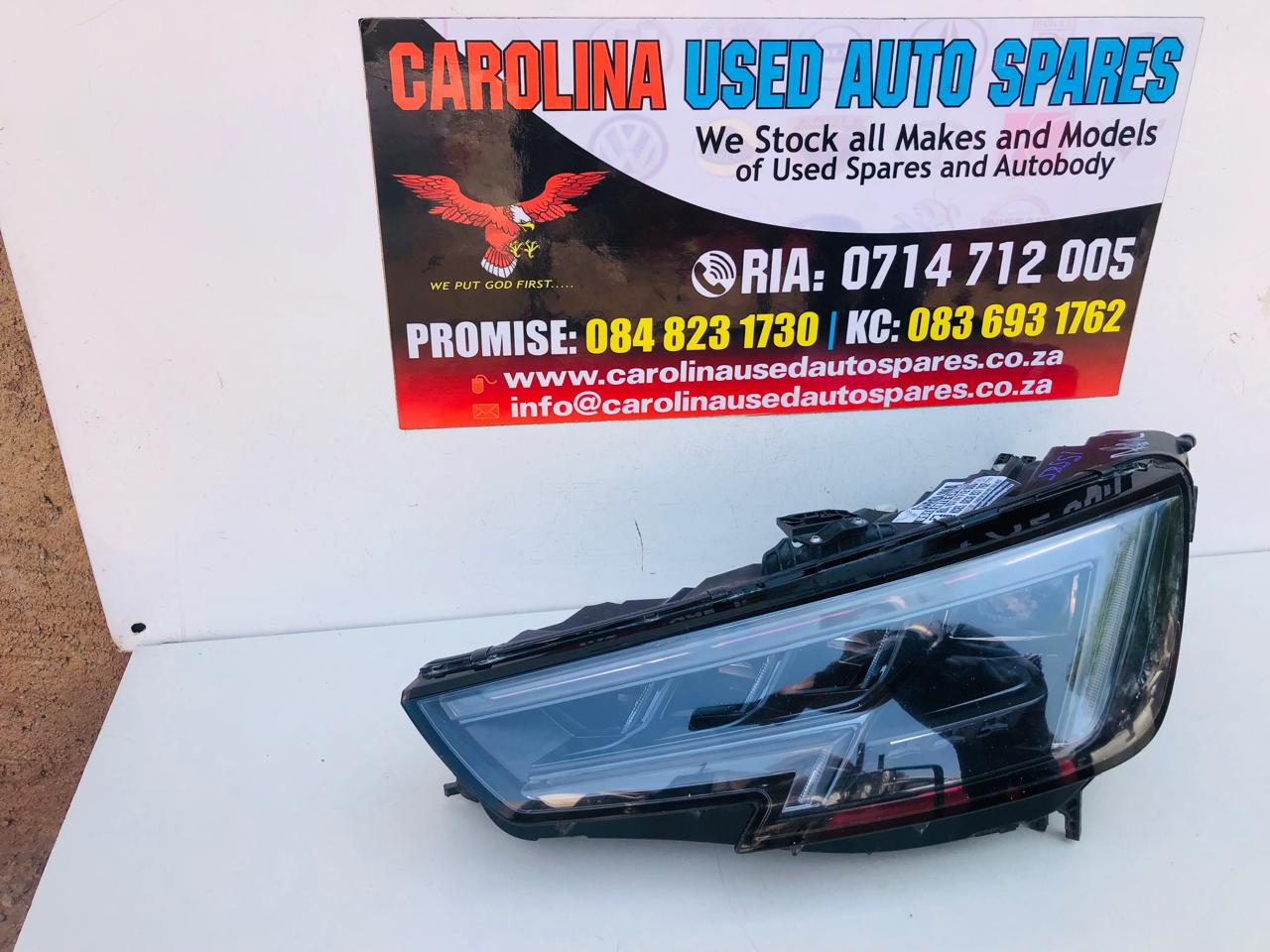Audi A4/RS4 B9 matrix left side xenon headlight