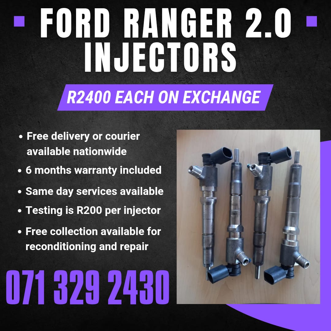 FORD RANGER 2.0 INJECTORS FOR SALE WITH WARRANTY INCLUDED - Private Seller FORD RANGER 2.0 INJECTORS FOR SALE WITH WARRANTY INCLUDED - Private Seller