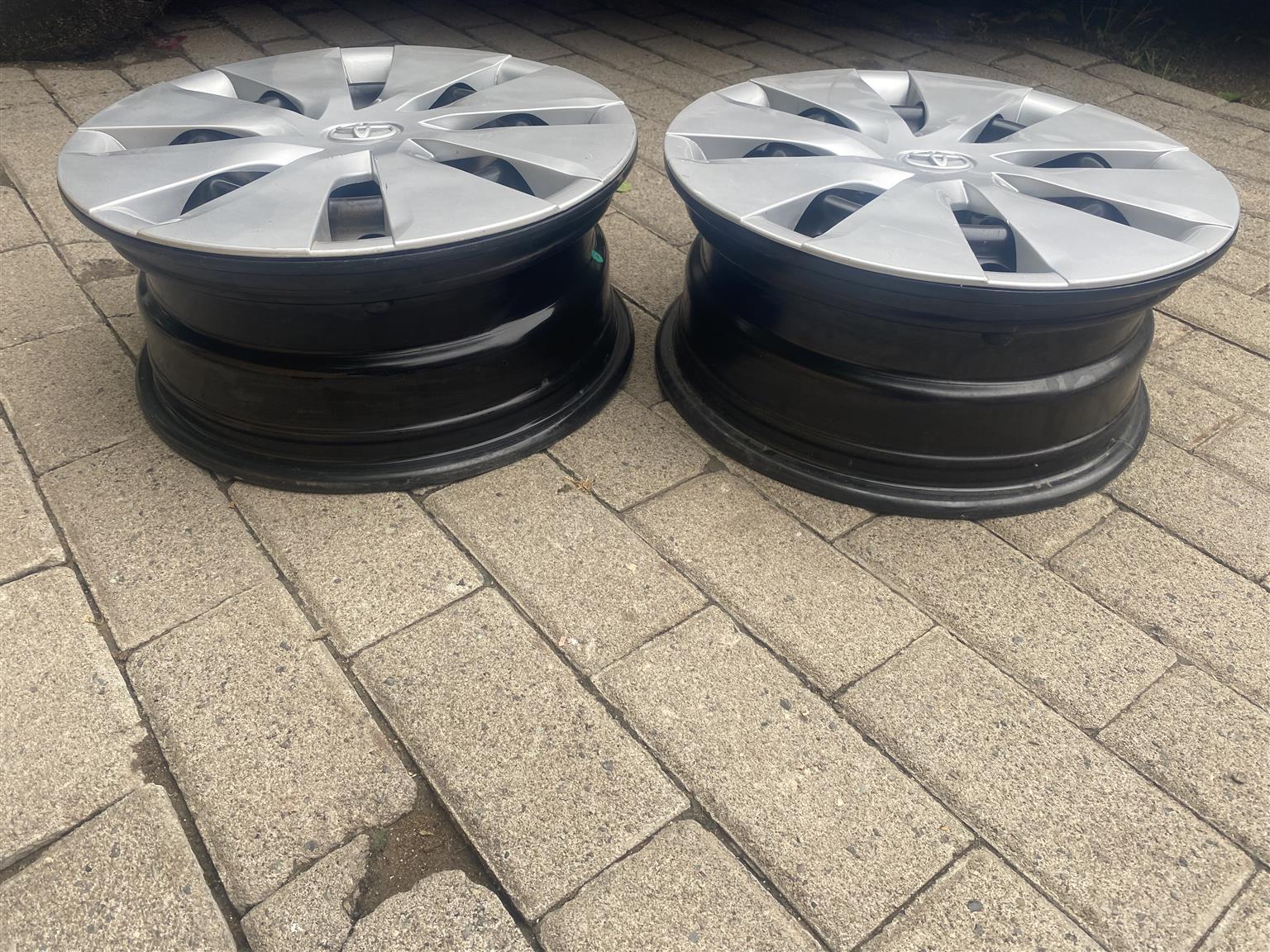 Toyota Quest Rims 2021 TOYOTA COROLLA QUEST WHEEL CAPS AND STEEL RIMS FOR SALE | Junk ...