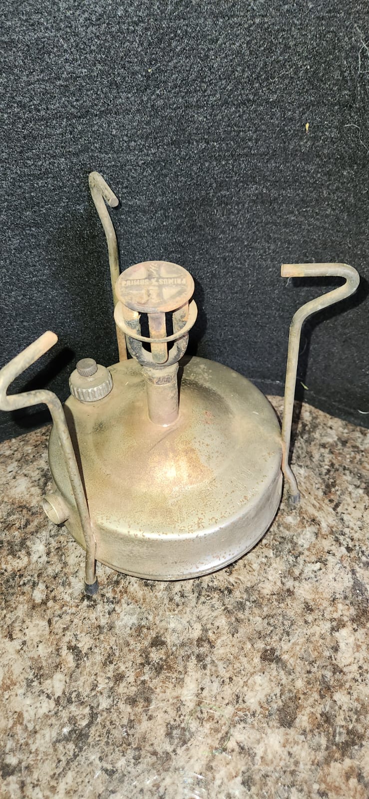 Antique portable stoves and antique light