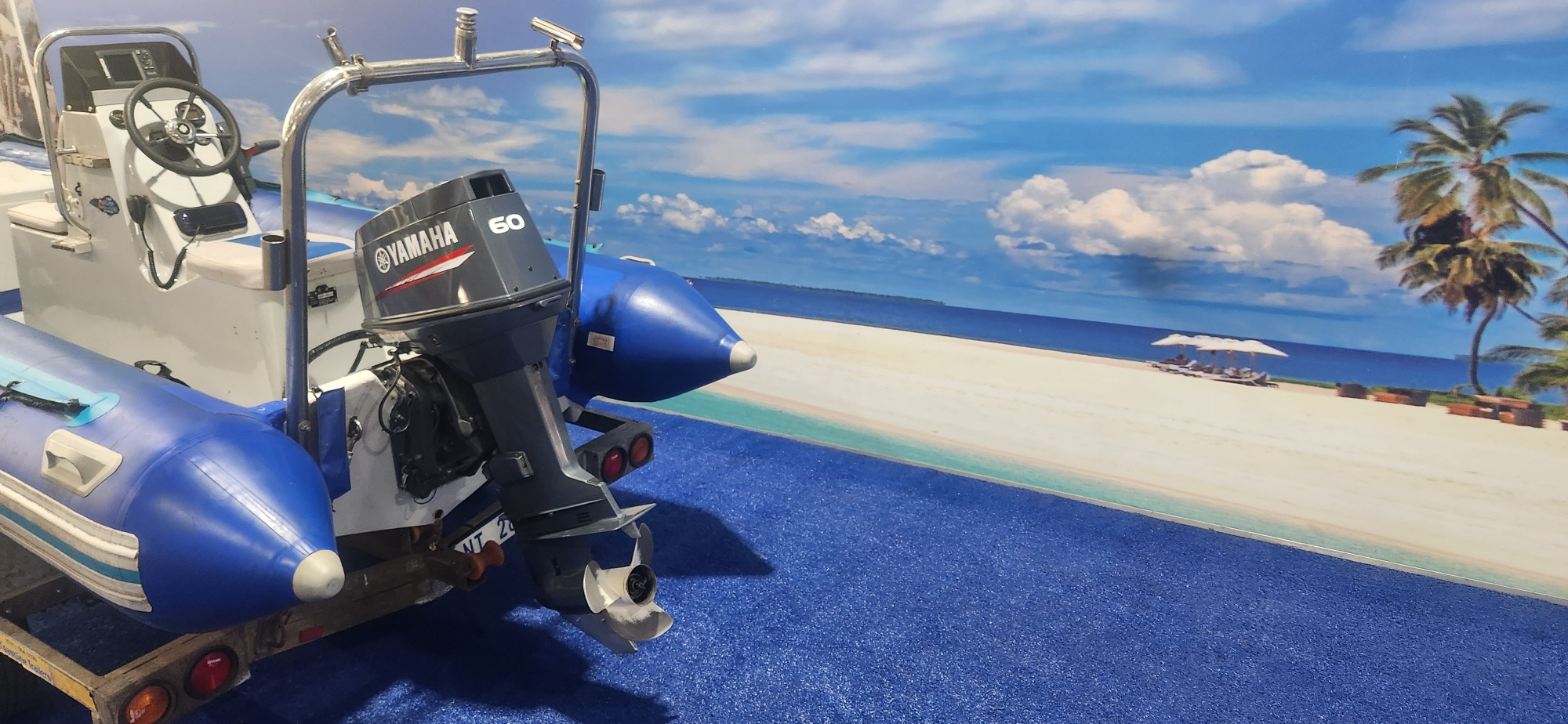 SUPERDUCK 480 MONO ON TRAILER 60 HP YAMAHA 2 STROKE 190 HOUR