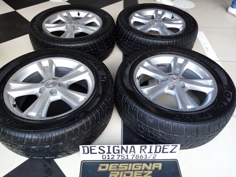 LEXUS WHEELS/RIMS % TYERS (LEXUS RX RIMS)255/55 R18 5X114PCD - Private Seller