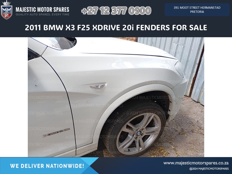 BMW X3 F25 XDRIVE 20i Fenders for Sale - Second hand - Private Seller BMW X3 F25 XDRIVE 20i Fenders for Sale - Second hand - Private Seller