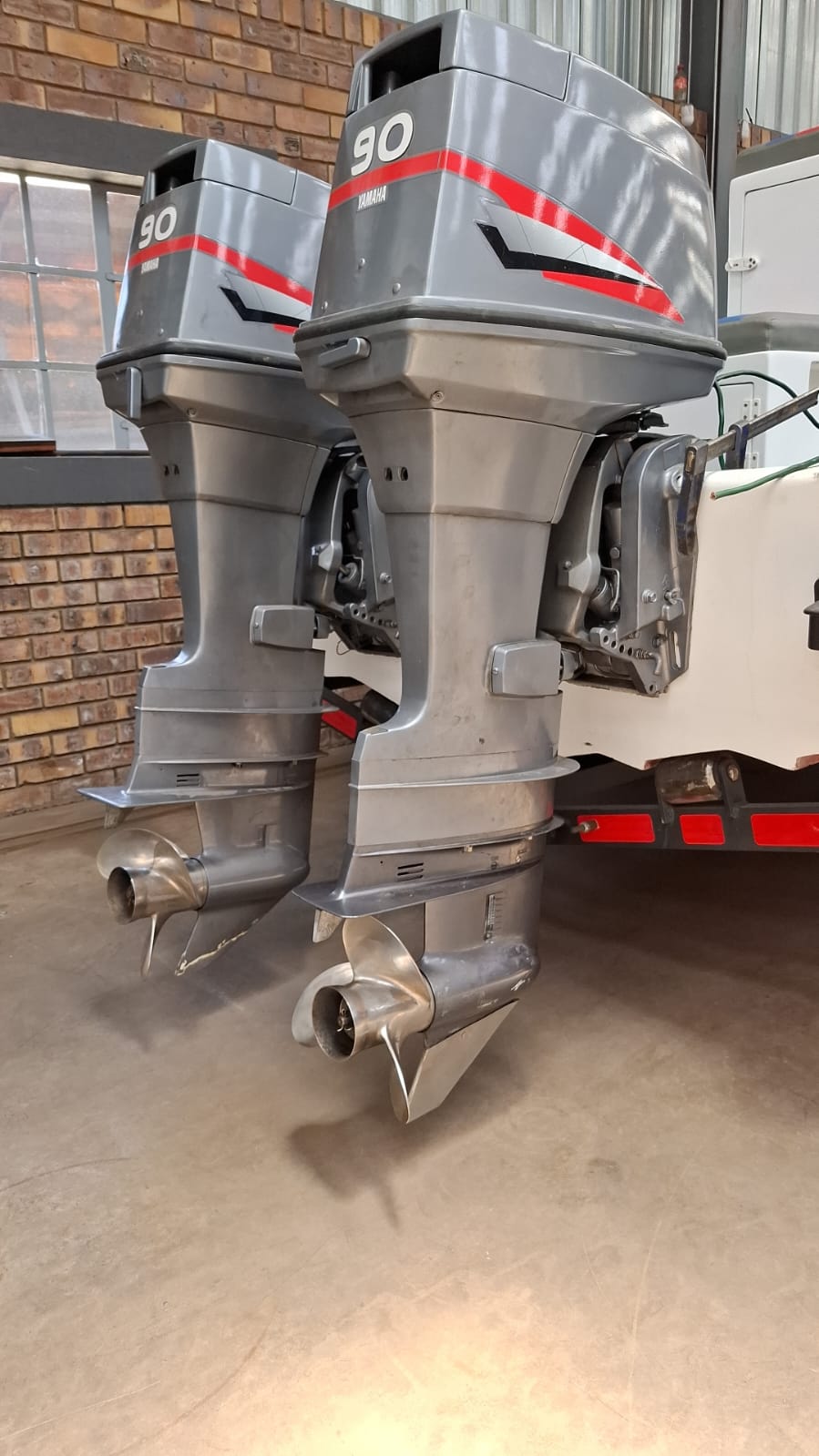 2x YAMAHA 90HP ULTRA LONG SHAFTS TRIM AND TILT MOTORS FOR SALE