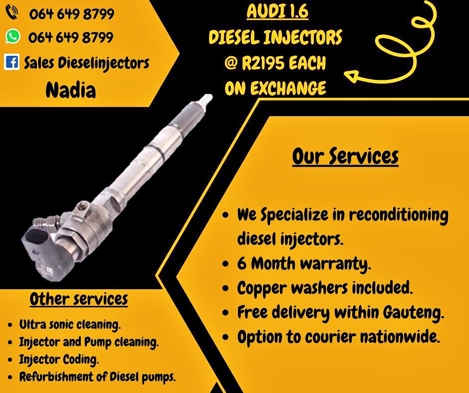 AUDI 1.6 DIESEL INJECTORS - Private Seller AUDI 1.6 DIESEL INJECTORS - Private Seller