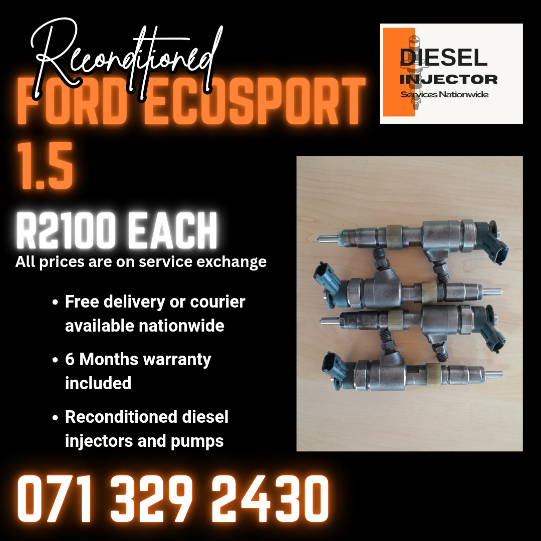 FORD ECOSPORT 1.5 INJECTORS FOR SALE WITH WARRANTY INCLUDED - Private Seller FORD ECOSPORT 1.5 INJECTORS FOR SALE WITH WARRANTY INCLUDED - Private Seller