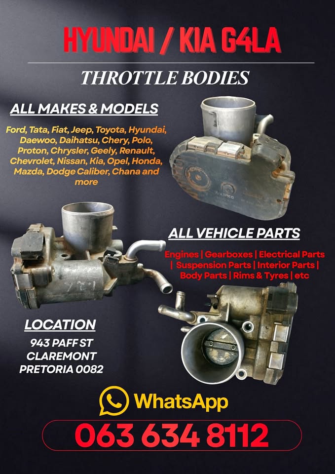 Hyundai/ Kia g4la throttle bodies - Private Seller Hyundai/ Kia g4la throttle bodies - Private Seller