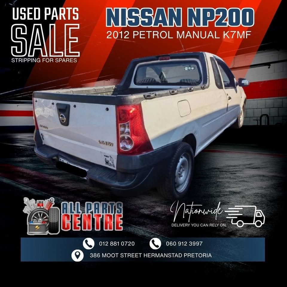Nissan NP200 2012 Petrol Manual K7MF – Stripping for Spares - Private Seller