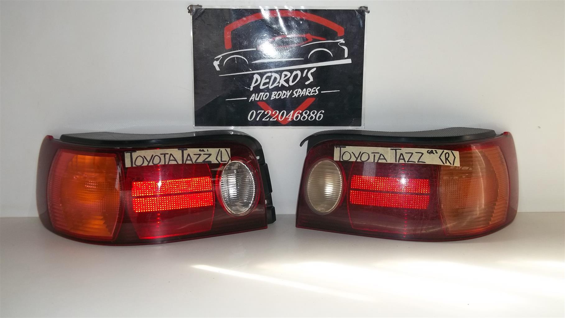 Toyota Tazz tail light SET (Left & Right) - Private Seller Toyota Tazz tail light SET (Left & Right) - Private Seller