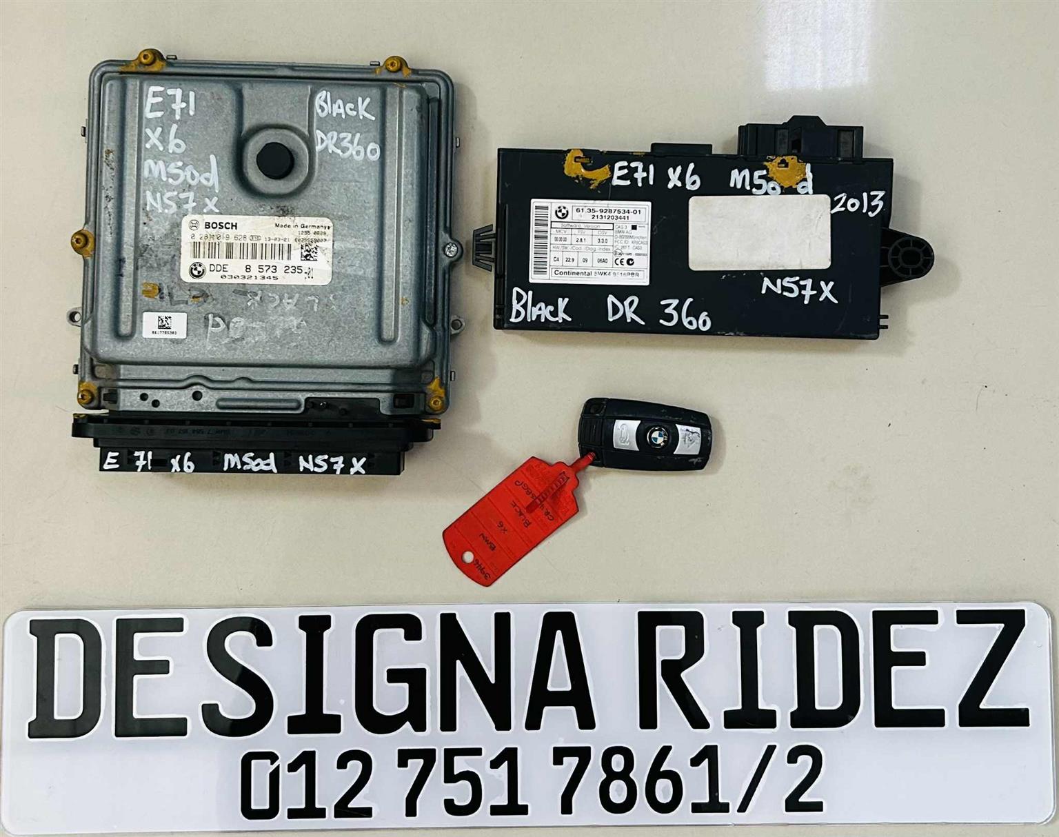 BMW E71 X6 M50D N57X 2013 MODEL LOCK-SET COMPLETE FOR SALE - Private Seller