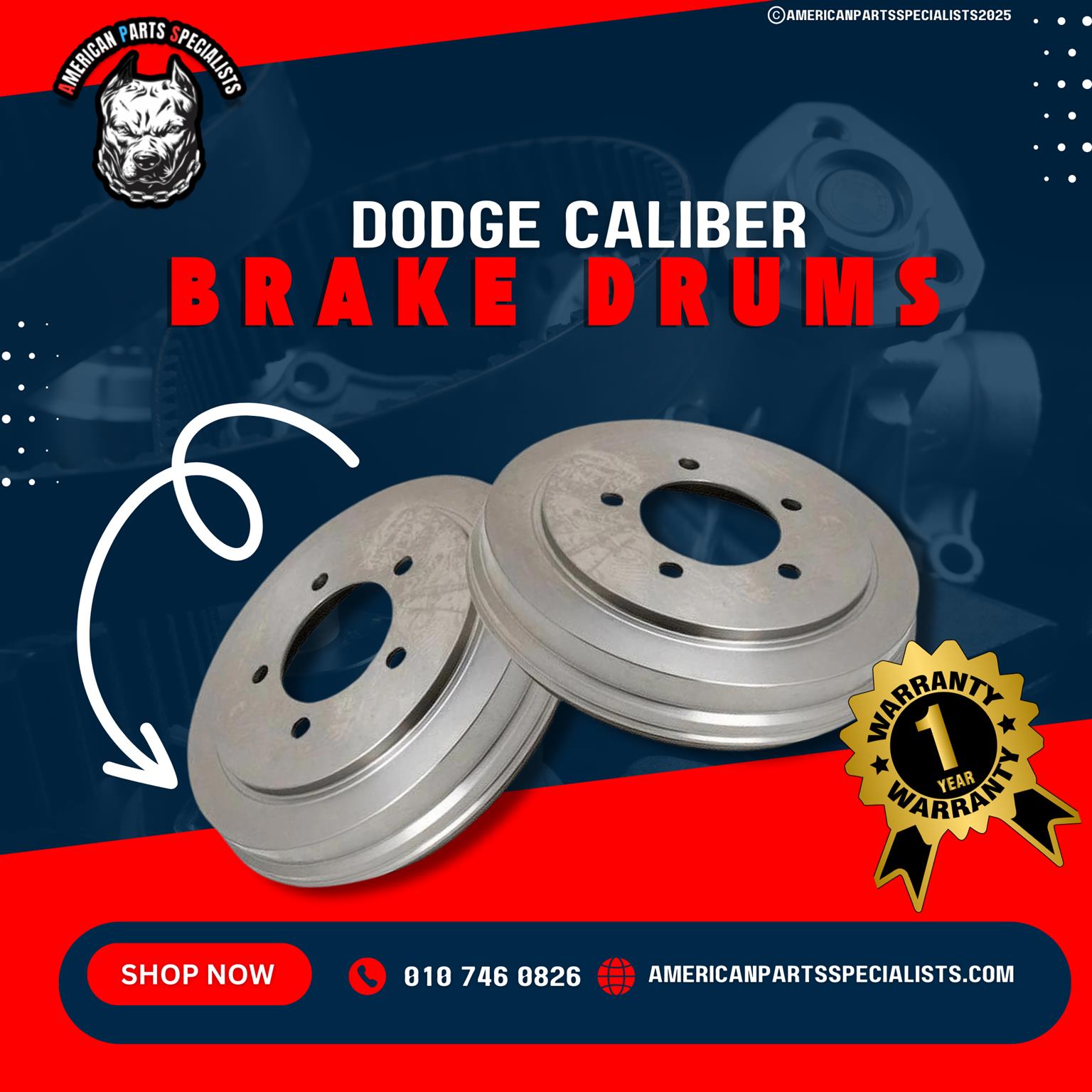 Jeep & Dodge Brake Drums For Sale - Private Seller
